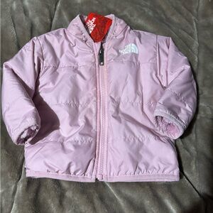 The North Face Light Pink reversible jacket